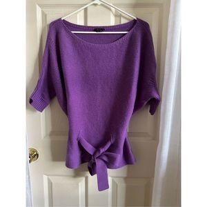 Theory 100% Cashmere Belted Sweater Sz S
